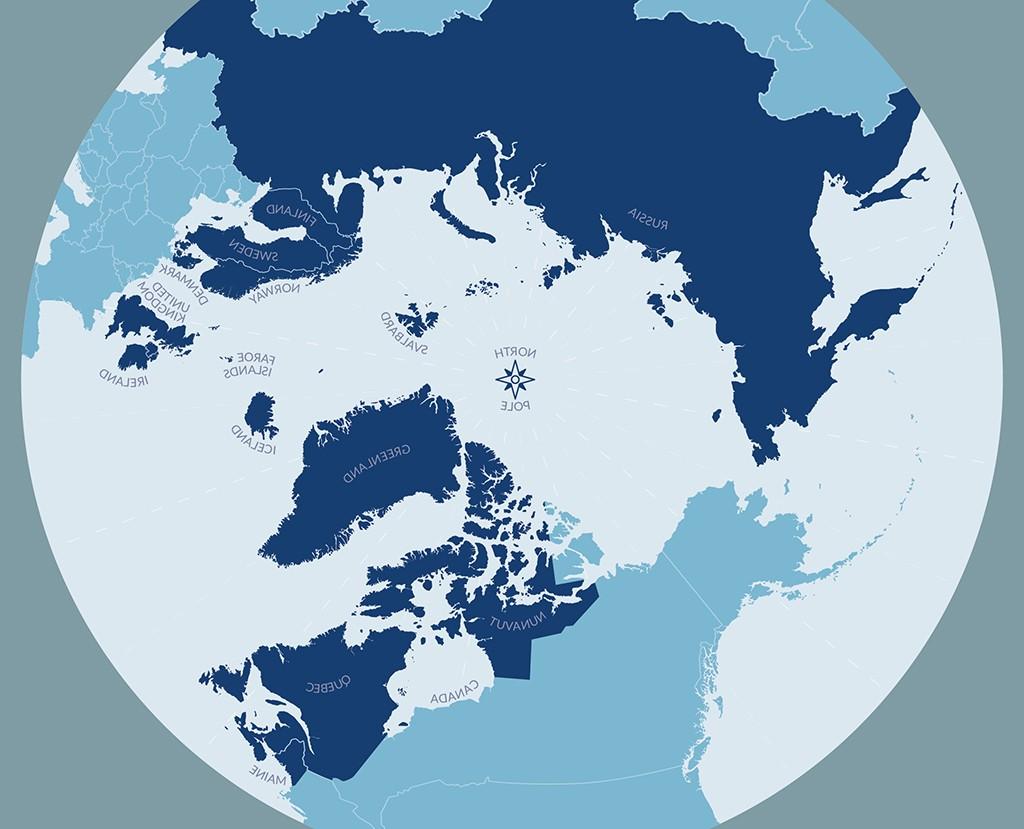 北极地区地图